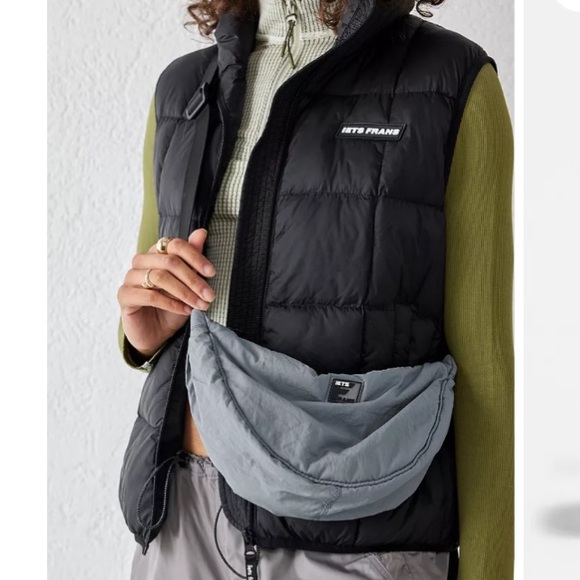 Handbags - Urban Outfitters iets frans...  Mini Sling Crossbody Slate NEW